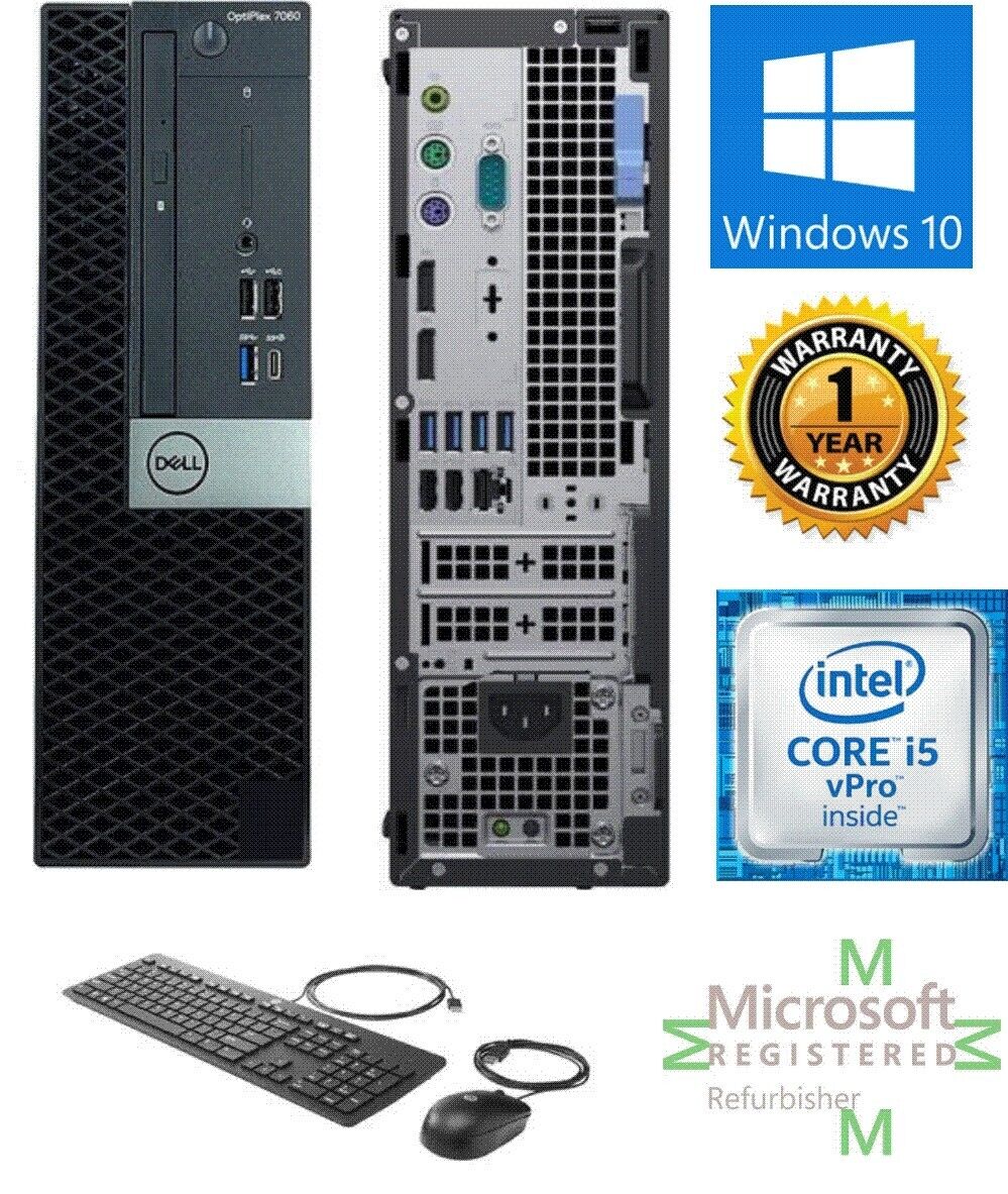 Dell Desktop 7060 PC SFF i5-8400 32GB RAM emmc 1TB + 1TB HD Win 10 WIFI