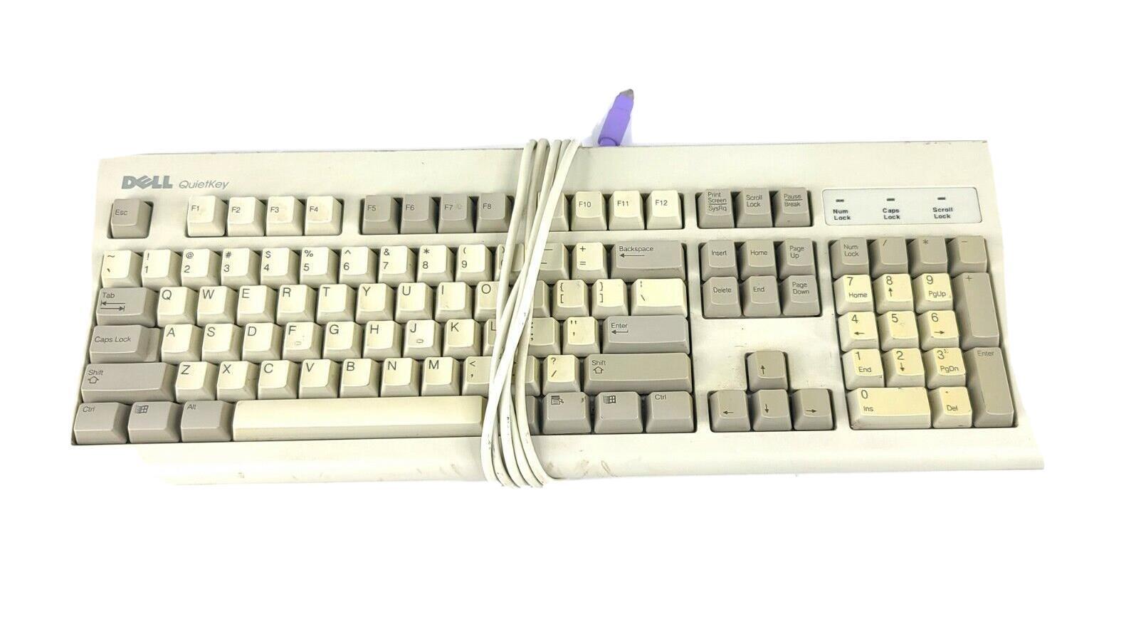Vintage Dell Quiet Key RT7D5JTW Wired Keyboards