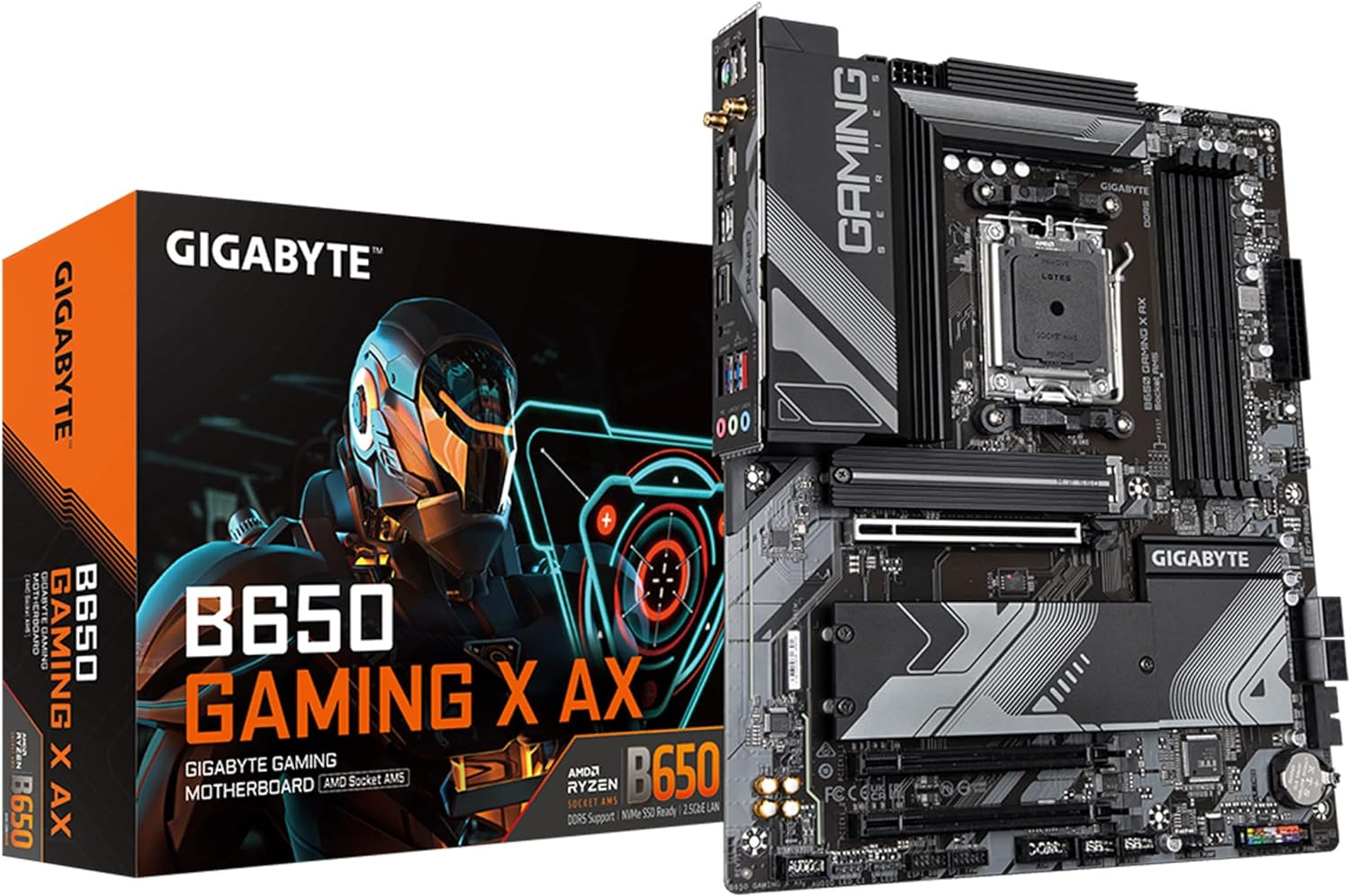 B650 Gaming X AX (AM5/ LGA 1718/ AMD/ B650/ ATX/ 5-Year Warranty/ DDR5/ Pcie 4.0