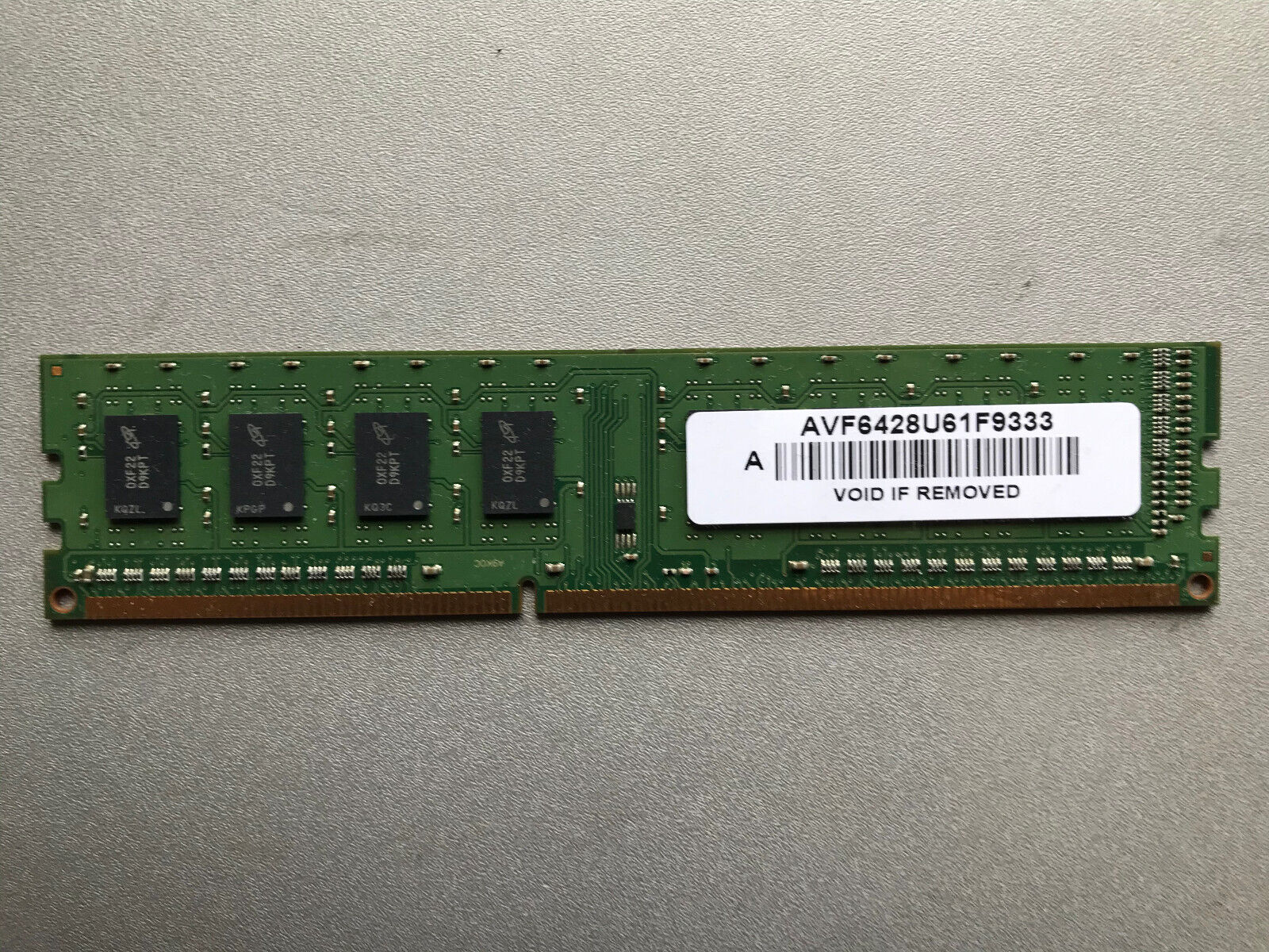 Avant 4GB (1-Stick) PC3-10600 DDR3 1333 Desktop Memory AVF6428U61F9333