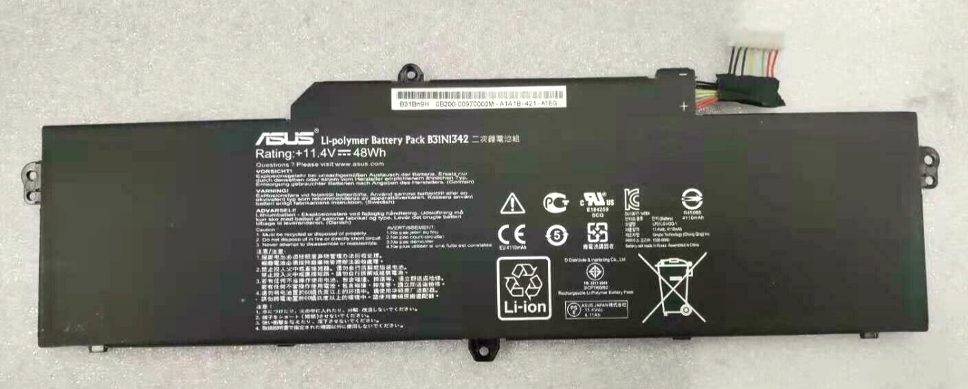OEM ASUS Chromebook C200M Genuine Battery 3Cell 48Whr  0B200-00970000 B31N1342