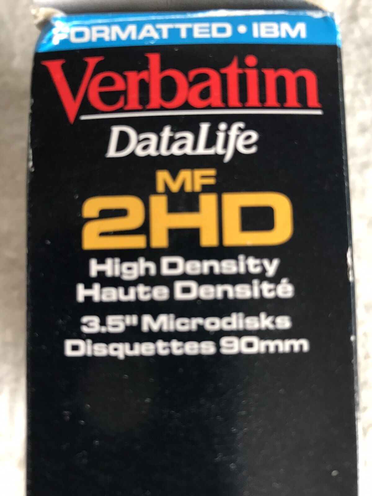 Vintage Verbatim Datalife 2HD 3.5” 9Disks IBM Format Double Sided New Old Stock