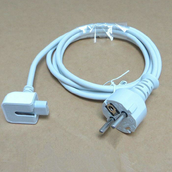 Europe EU AC Power Adapter Extension Cable cord for apple macbook pro charger