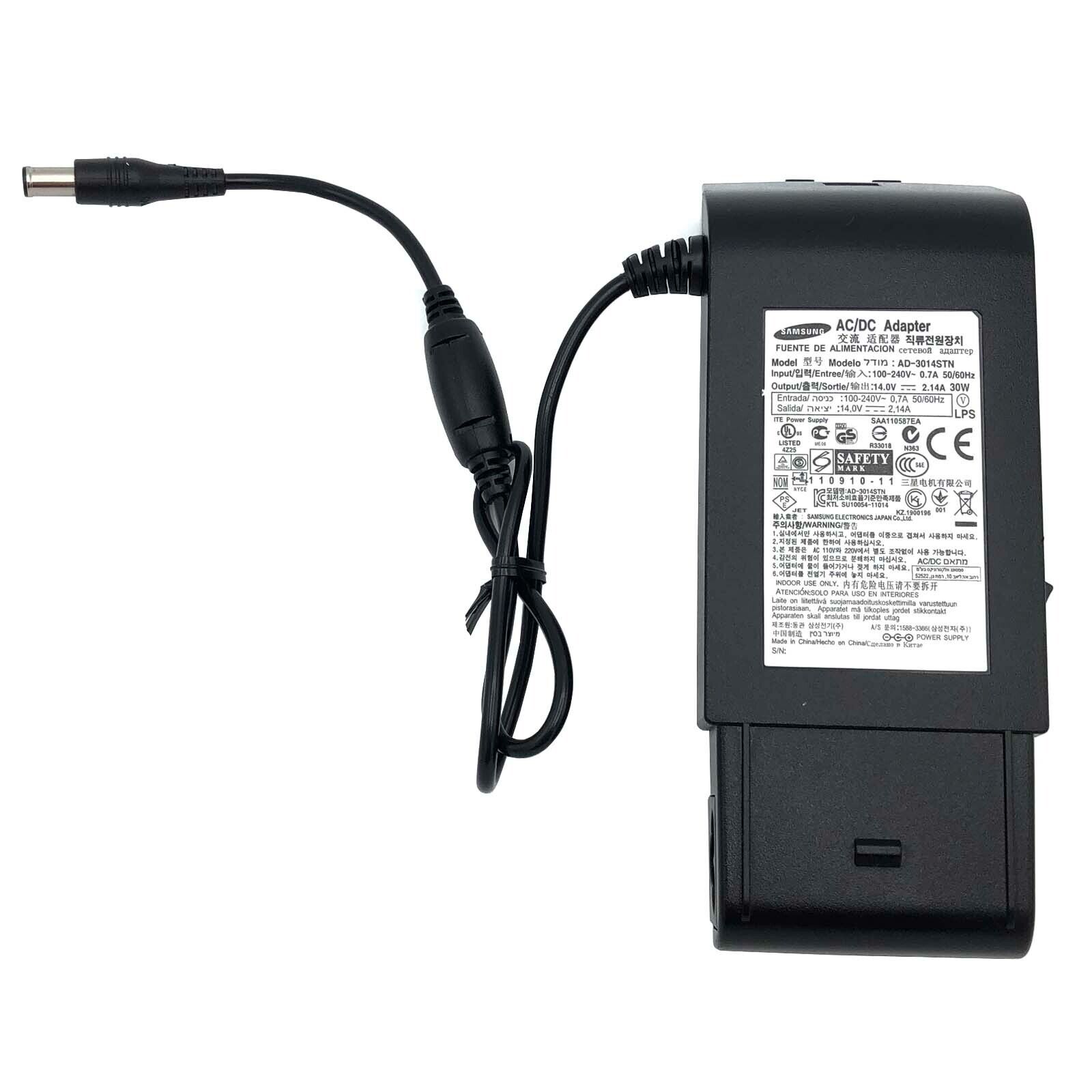 Genuine Power Adapter 30W for Samsung S24D300H S27D590C U28D590D S22A460 n/PC