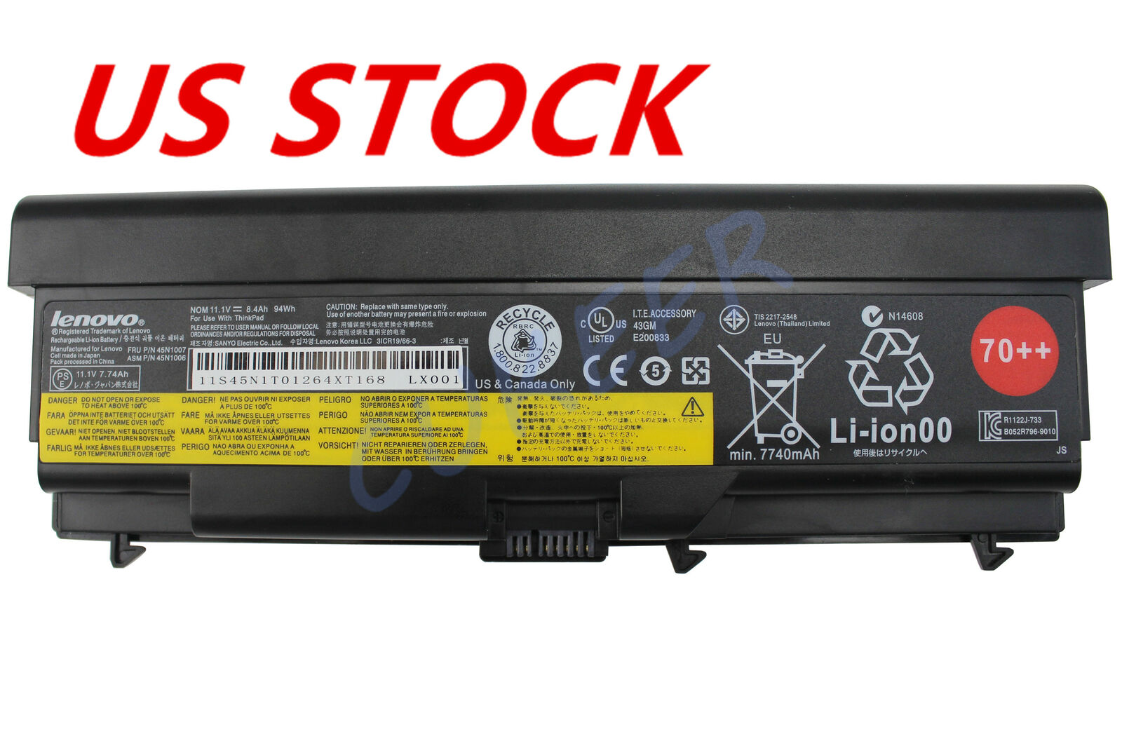 Genuine 9Cell Battery Len ovo ThinkPad T430 T530 L530 L430 W520 45N1005 45N1004