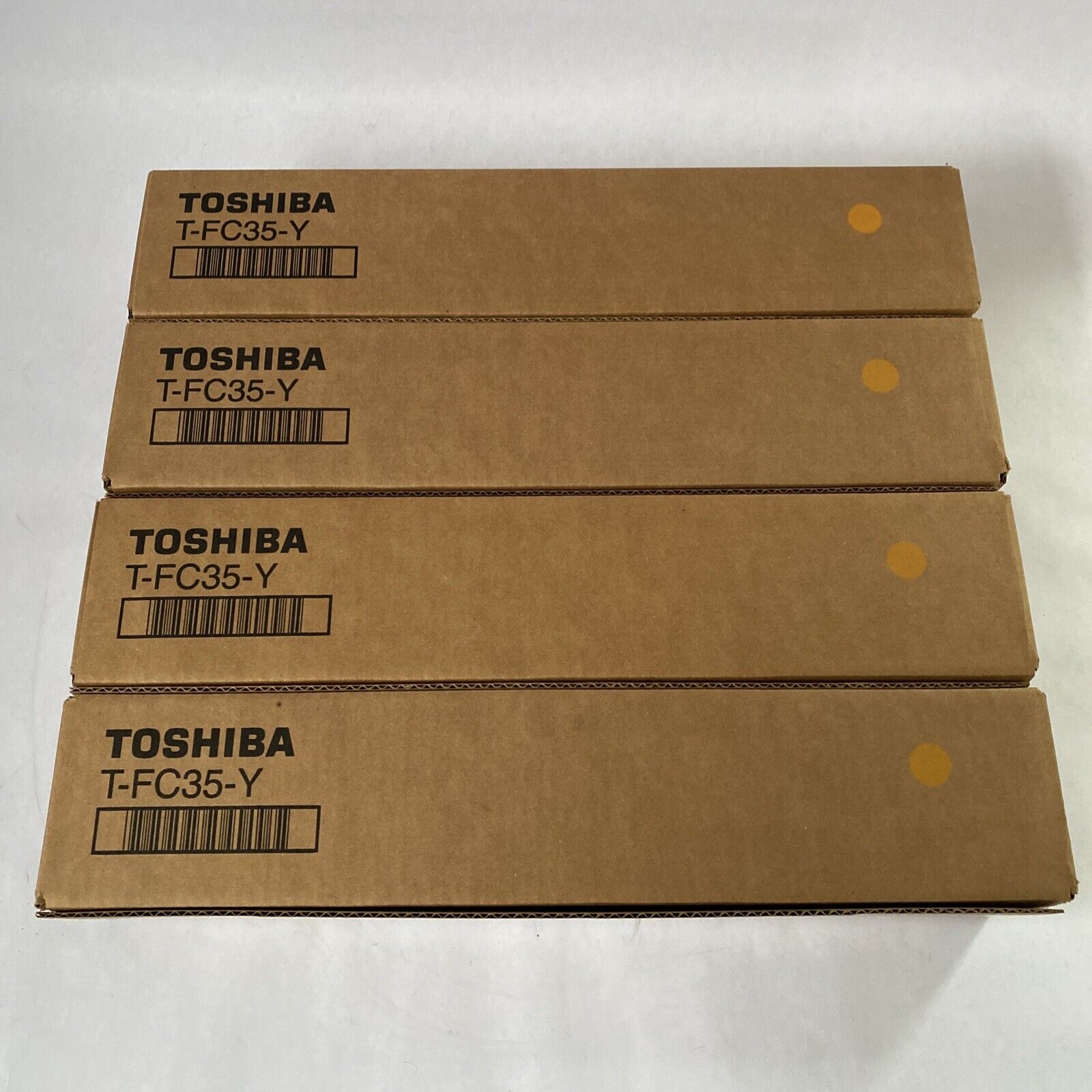 NIB Lot Of 4 - Toshiba T-FC35-Y / TFC35Y. Yellow