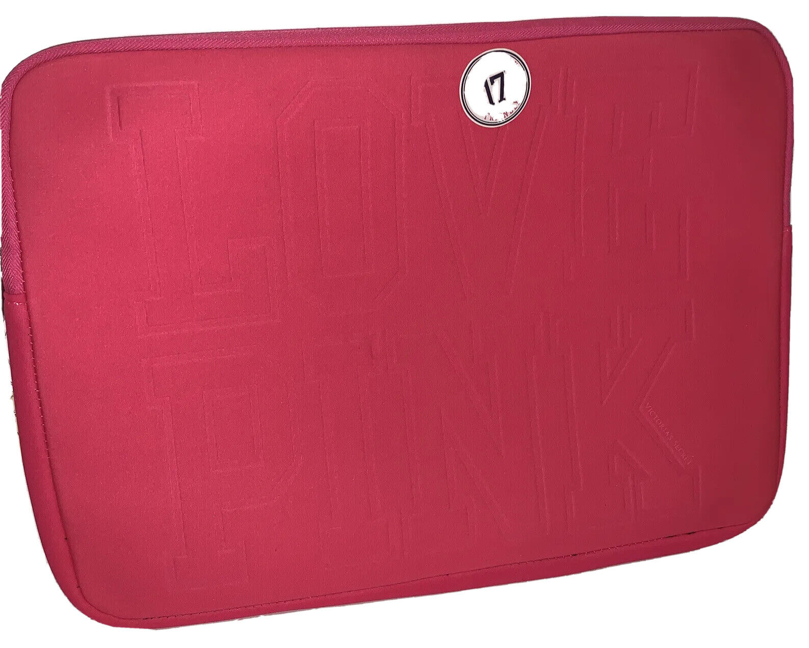 Victoria\'s Secret PINK LOVE  Padded Laptop Case Bag sleeve FITS 17” NWT