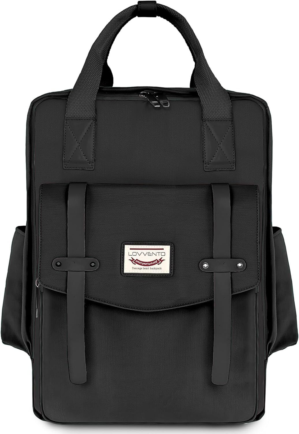 Lovvento 15.6 inch Laptop Japanese Backpack Travel Bag College 1-black 