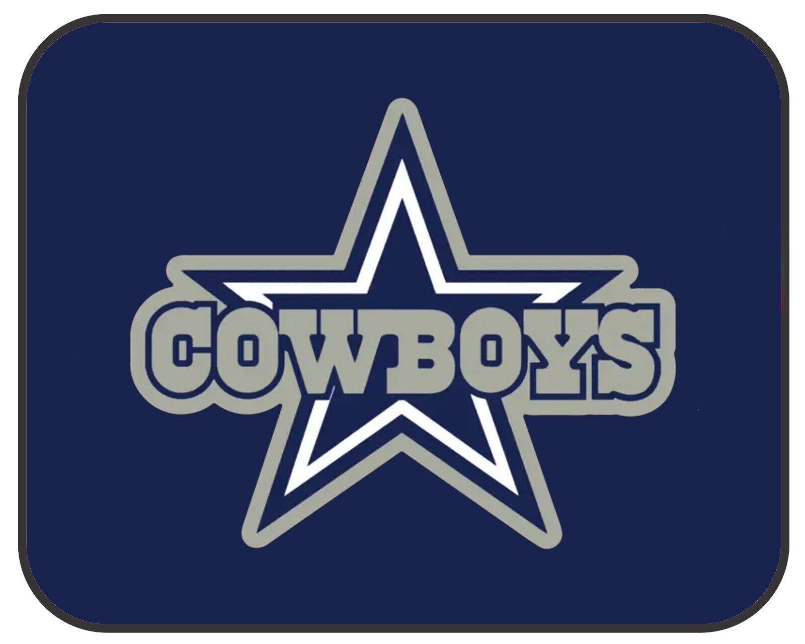 Dallas Cowboys Mouse Pad 7 3/4  x 9\