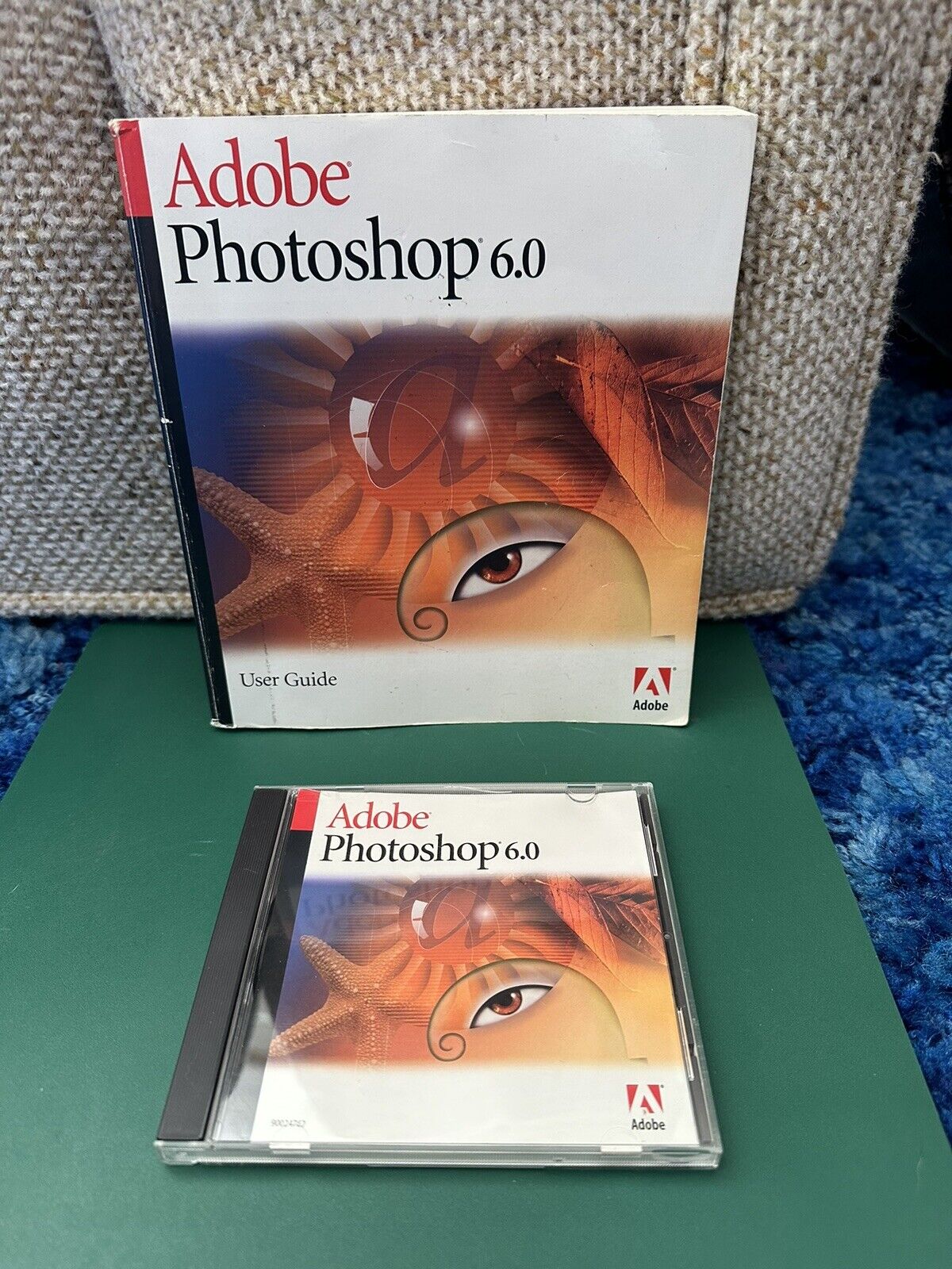 Adobe Photoshop 6.0 for Windows Full Retail with serial number W/ Book