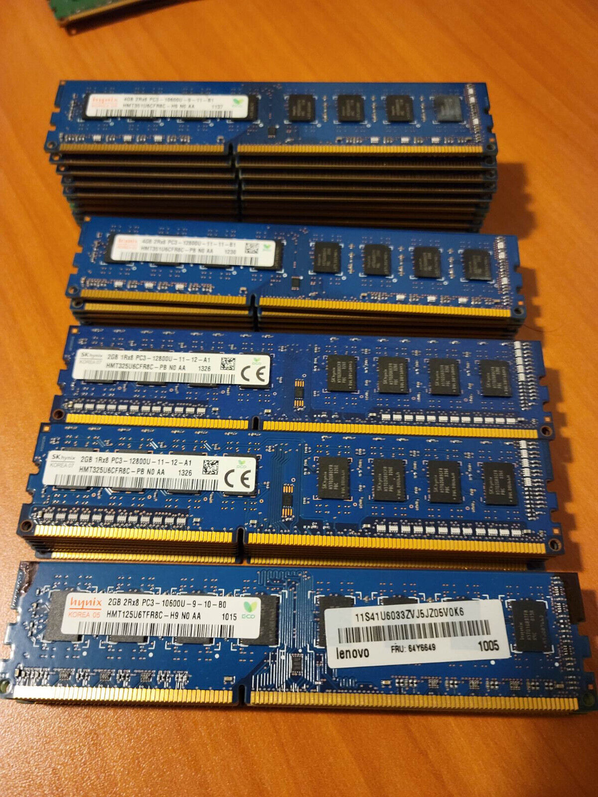 DDR2 Desktop Memory Assorted Manufacturers SK Hynix, Micron, Kingston, Samsung