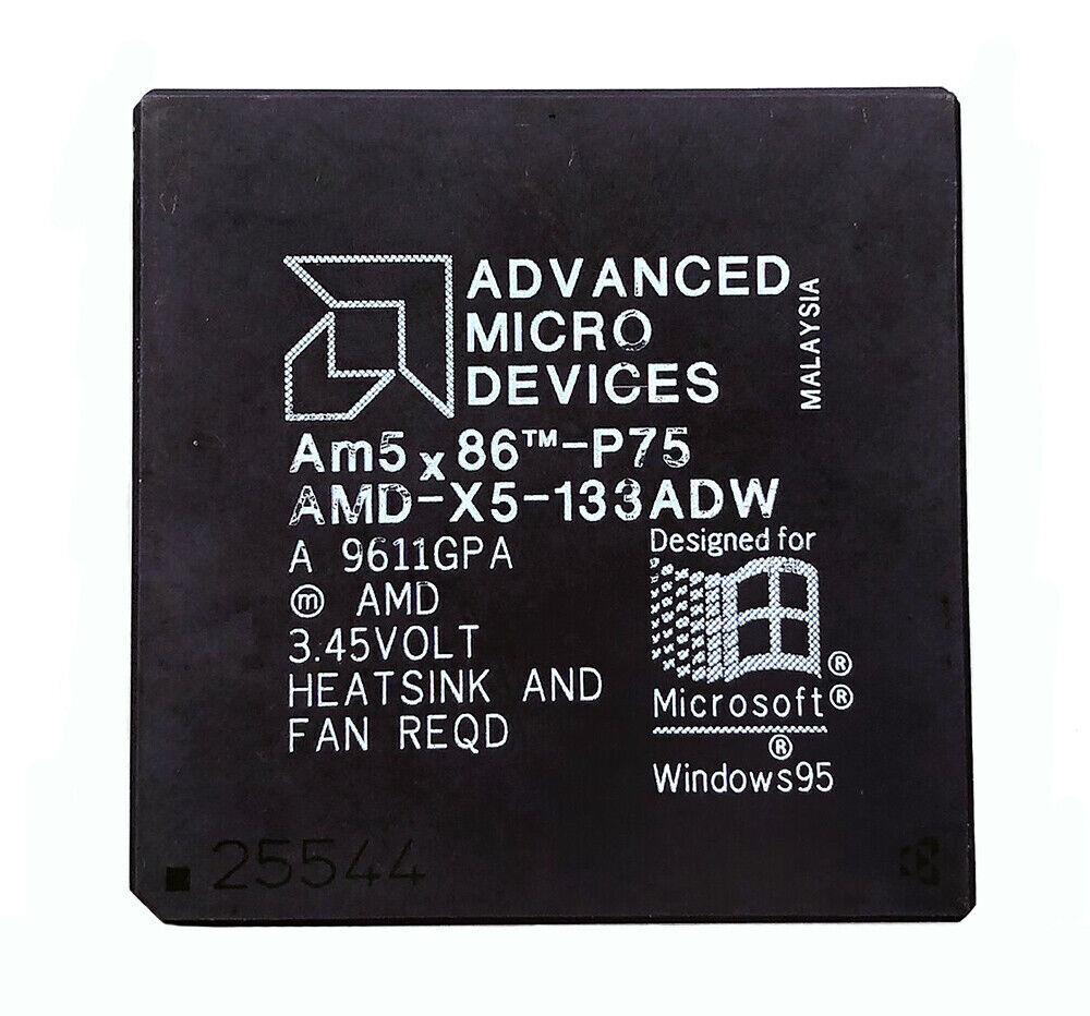 AM5X86-P75 AMD-X5-133ADW CPU 32-Bit PGA168