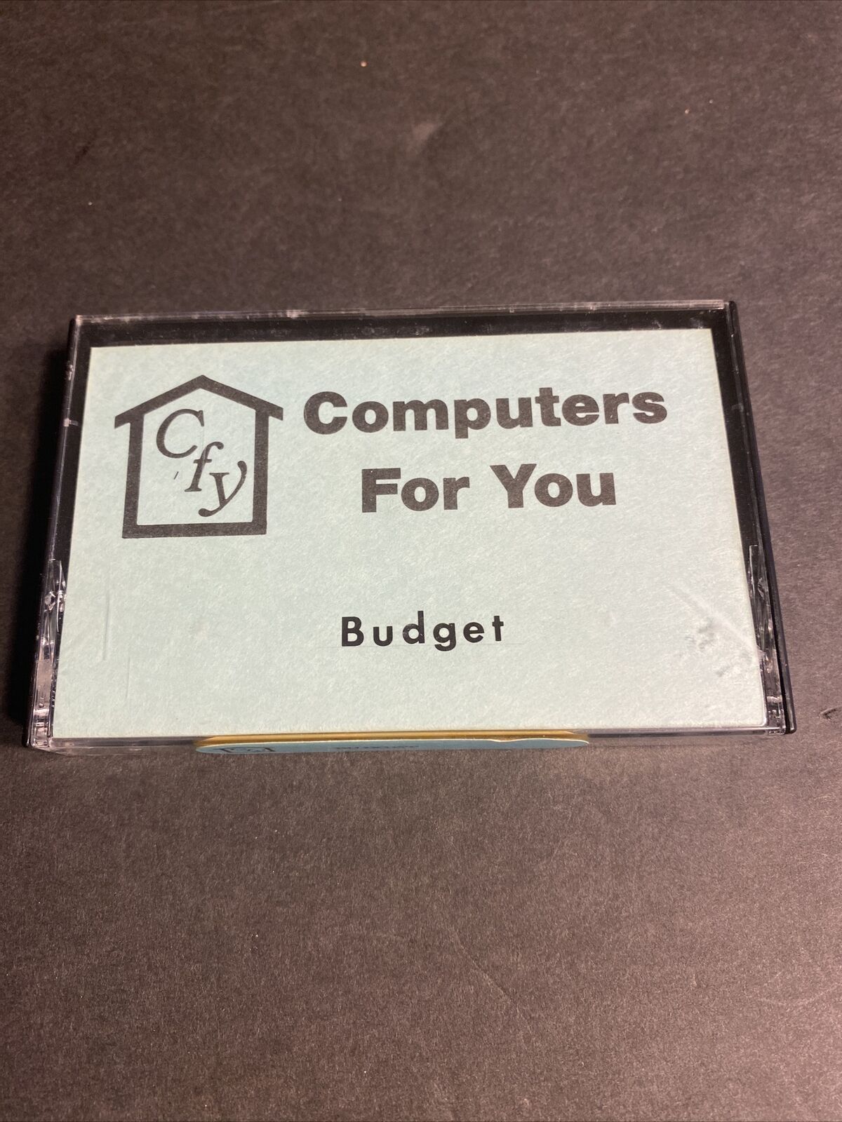 VIC-20 Budget - Computers For You - Cassette Commodore Vic 20 Game