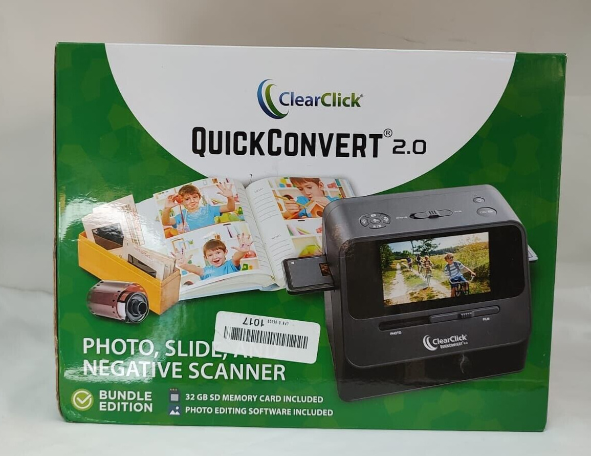 ClearClick QUICKCONVERT 2.0 PHOTO, SLIDE, AND SCANNER