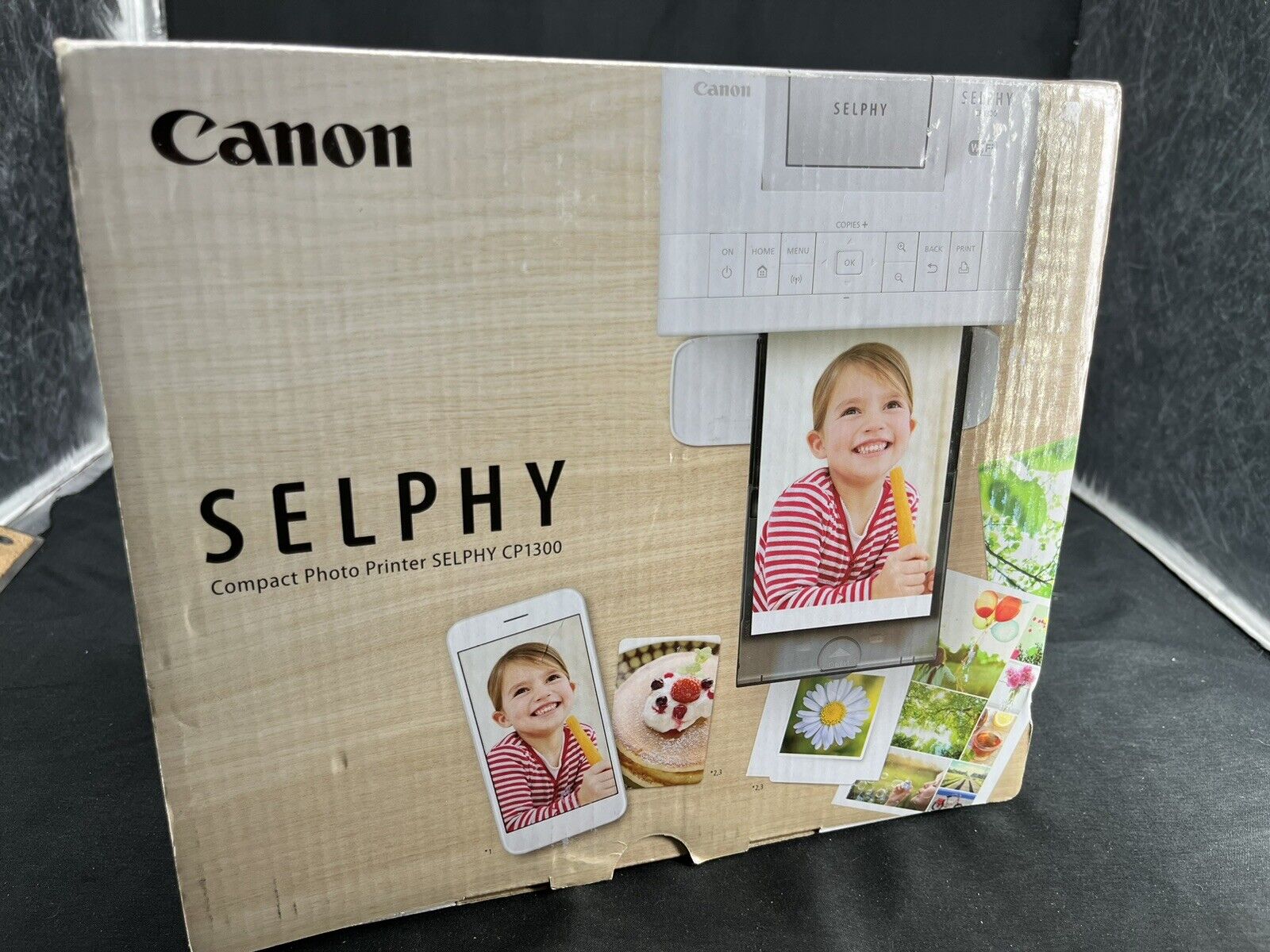 Canon SELPHY CP1300 Compact Photo Printer - White New Open Box