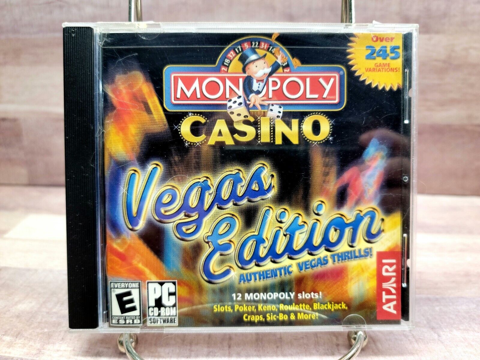 Monopoly Casino Vegas Edition Computer PC Game Slot Gamble 245 Variations 2001