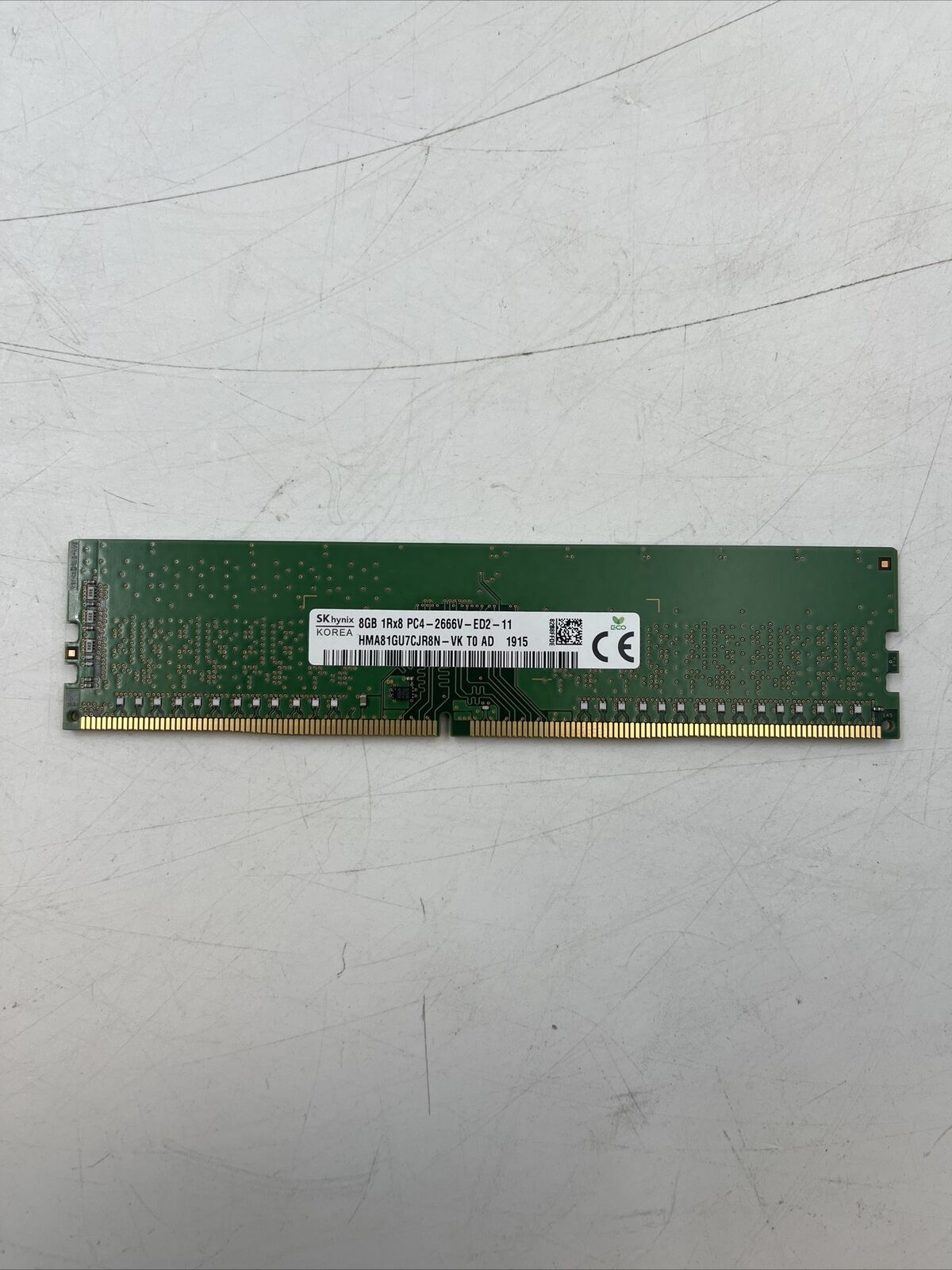 LOT OF 4 SK hynix 8GB DDR4 2666MHz ECC RAM 1Rx8 PC4-2666V-ED2-11 HMA81GU7CJR8N