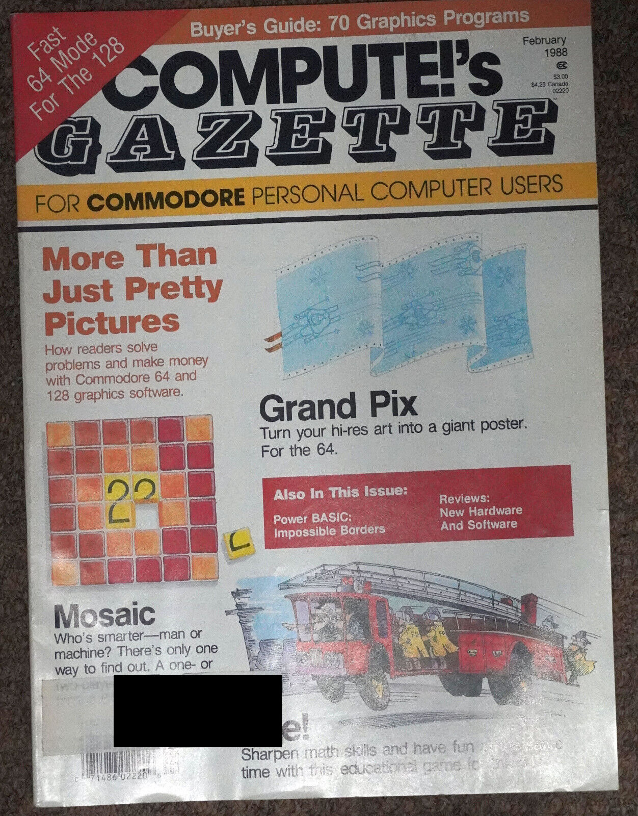 Compute\'s Gazette For Commodore Personal Computer Users Feb 1988