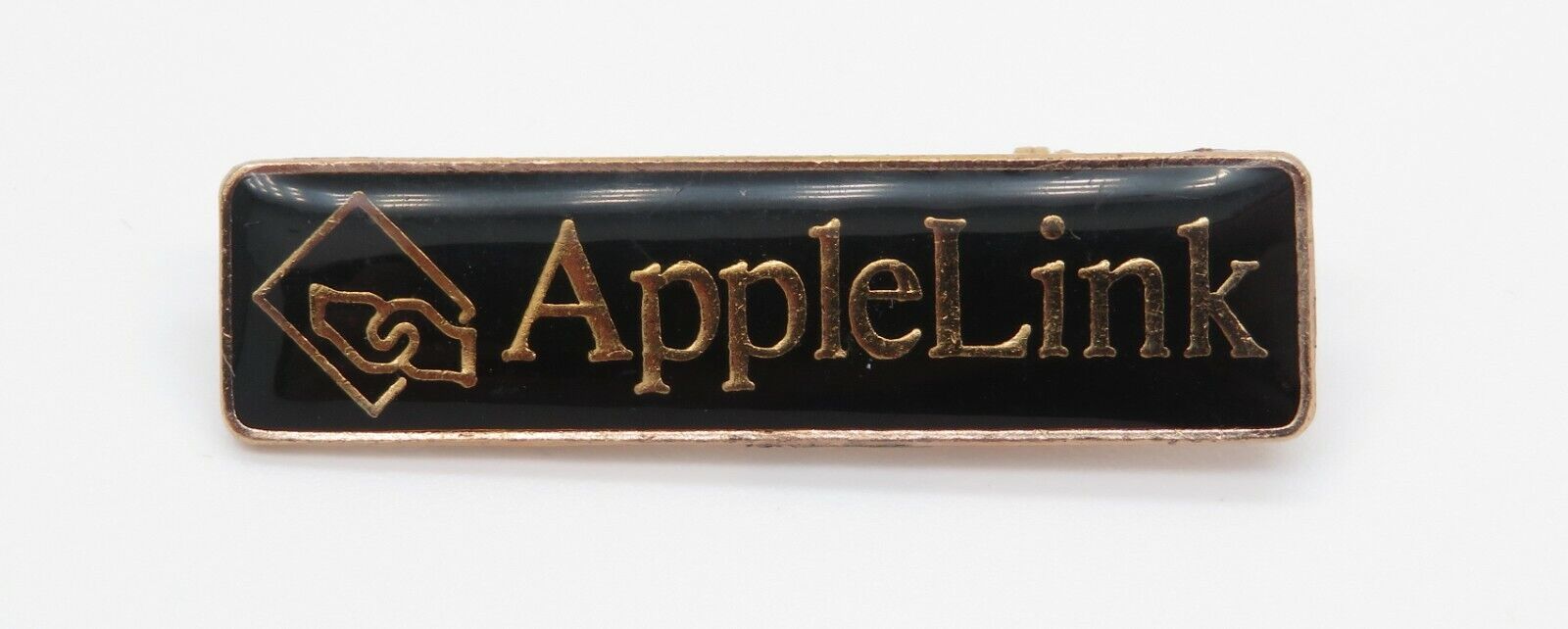 Vintage 1980\'s Apple Computer Pin, AppleLink Online Service for IIgs + Macintosh
