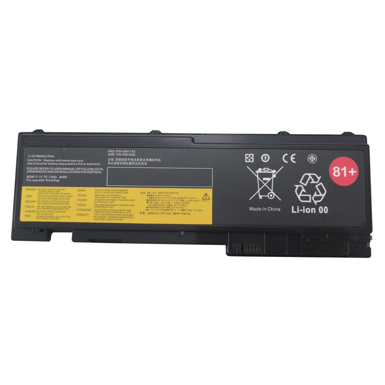 81+T430S T430si Battery for Lenovo ThinkPad T420S 0A36287 45N1036 45N1143 44Wh