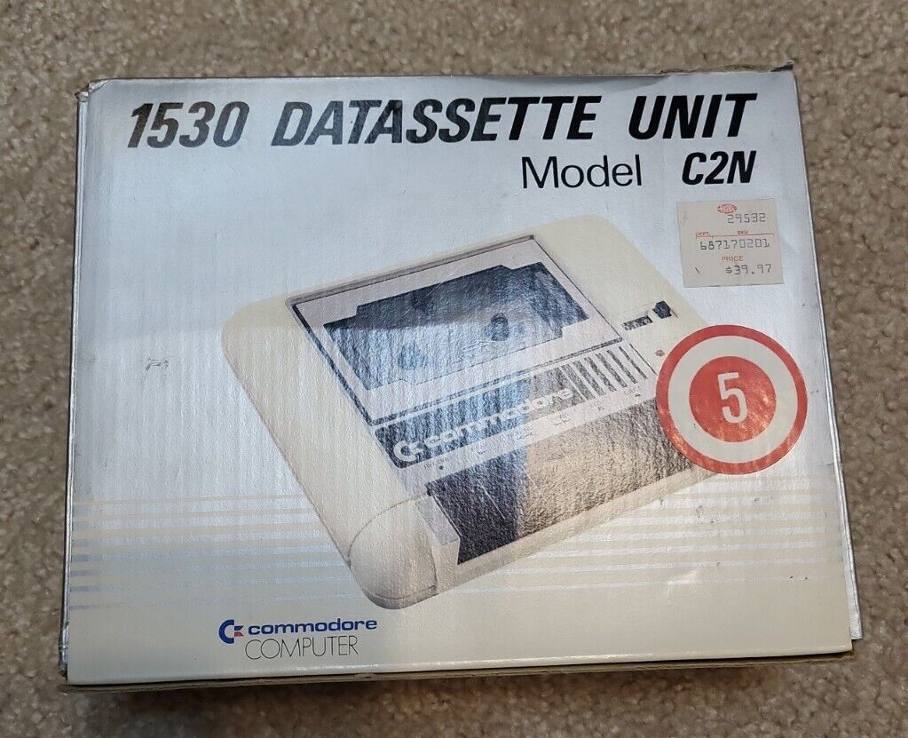 Commodore Computer C2N Datasette Unit Model 1530 Cassette