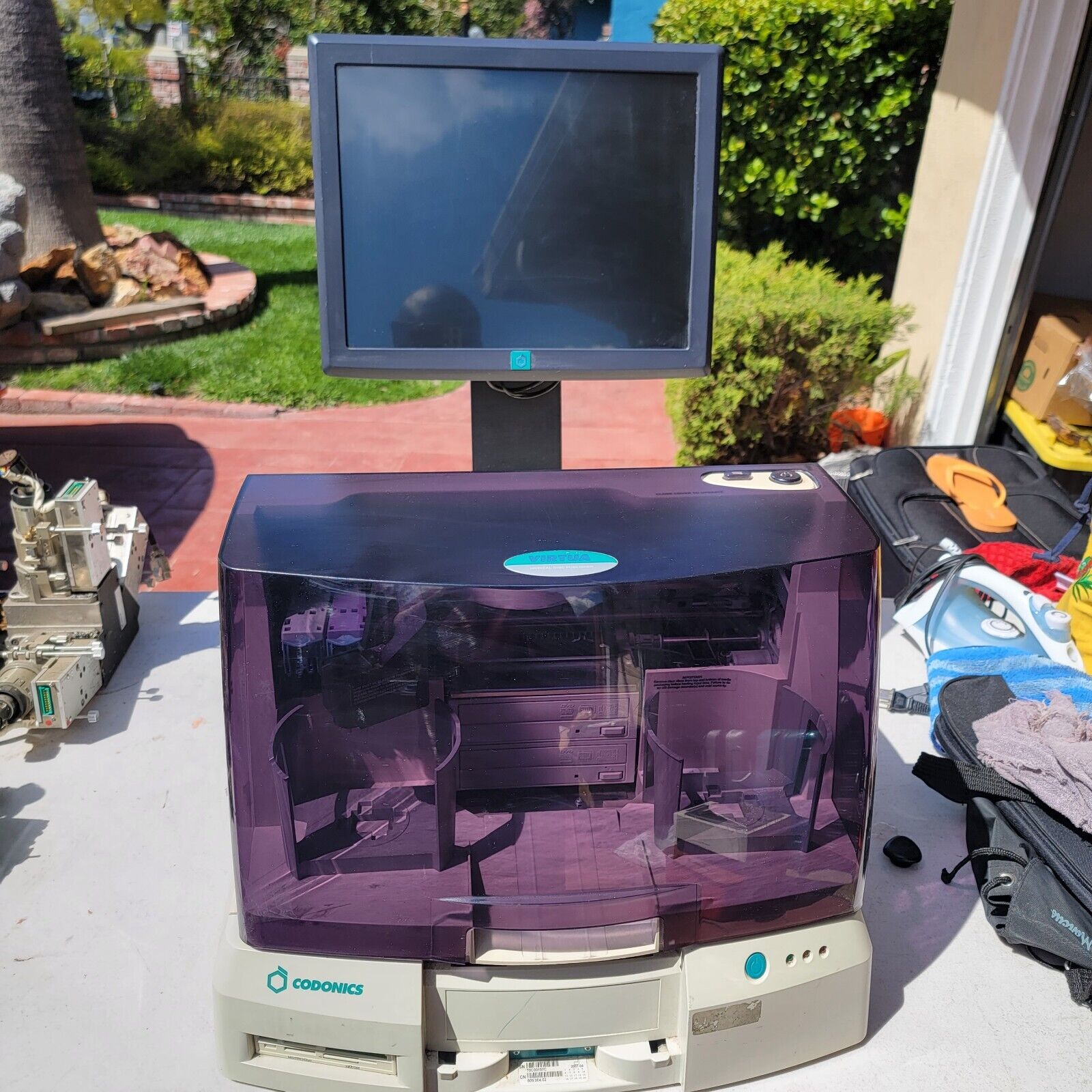 CODONICS VIRTUA MEDICAL DISC PUBLISHER WITH SCREEN AND PRINTER