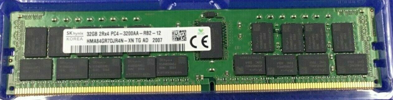 New SK Hynix HMA84GR7DJR4N-XN 32GB DDR4-3200 RDIMM PC4-25600R ECC REG Memory RAM