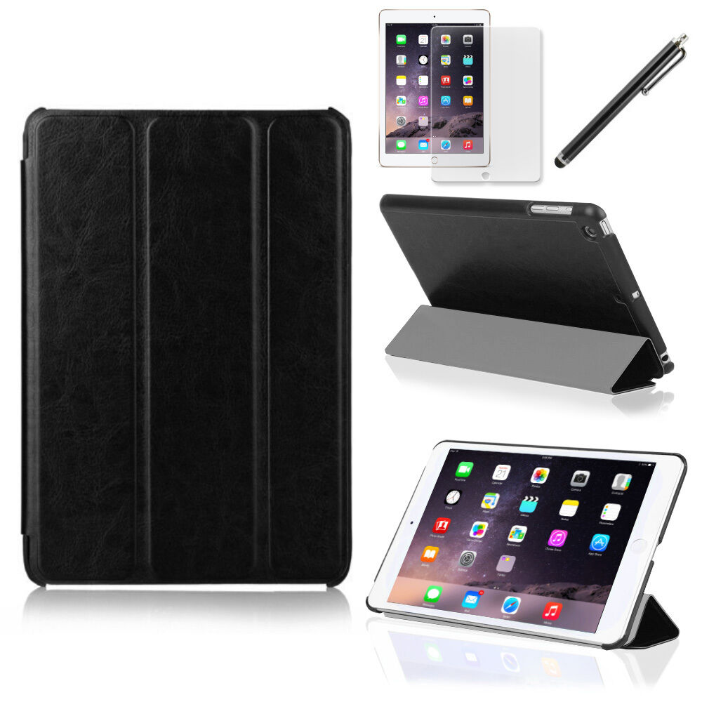 Tri-Fold Slim Smart Magnetic Leather Case for Apple iPad Air 1 2 / Mini 1 2 3