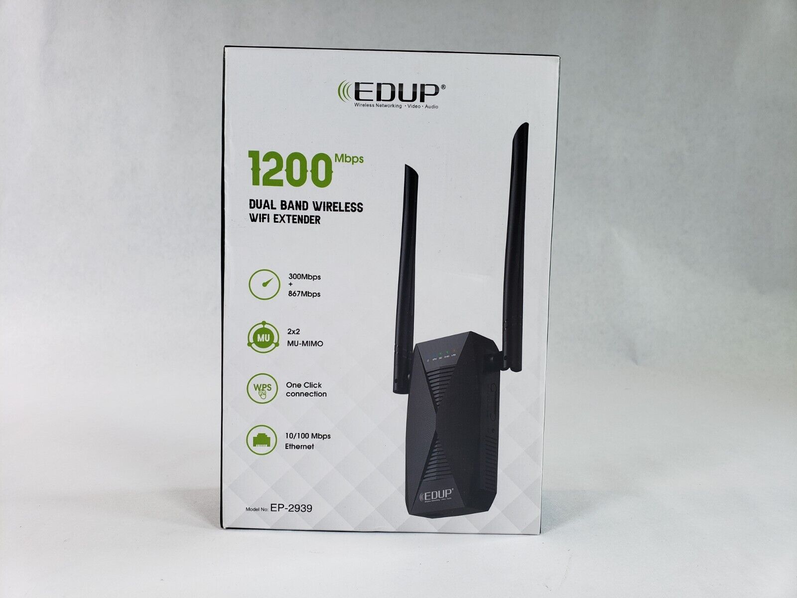 EDUP 1200 MBPS Dual Band Wireless WiFi Extender 1200 MBPS EP-2939