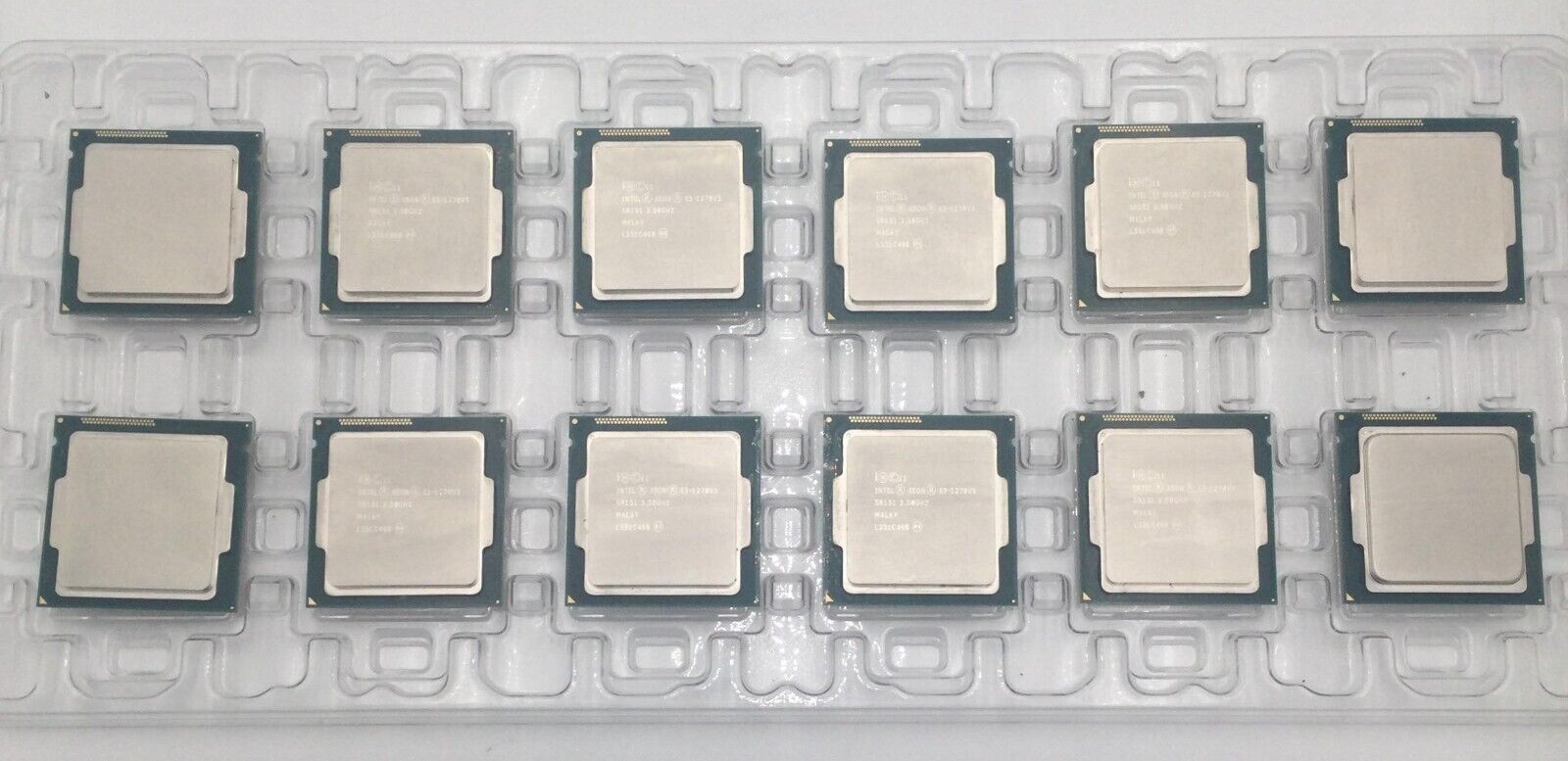 LOT OF 12 - Intel Xeon E3-1270V3 SR151 3.5GHz Quad Core*8G LGA1150 CPU Processor