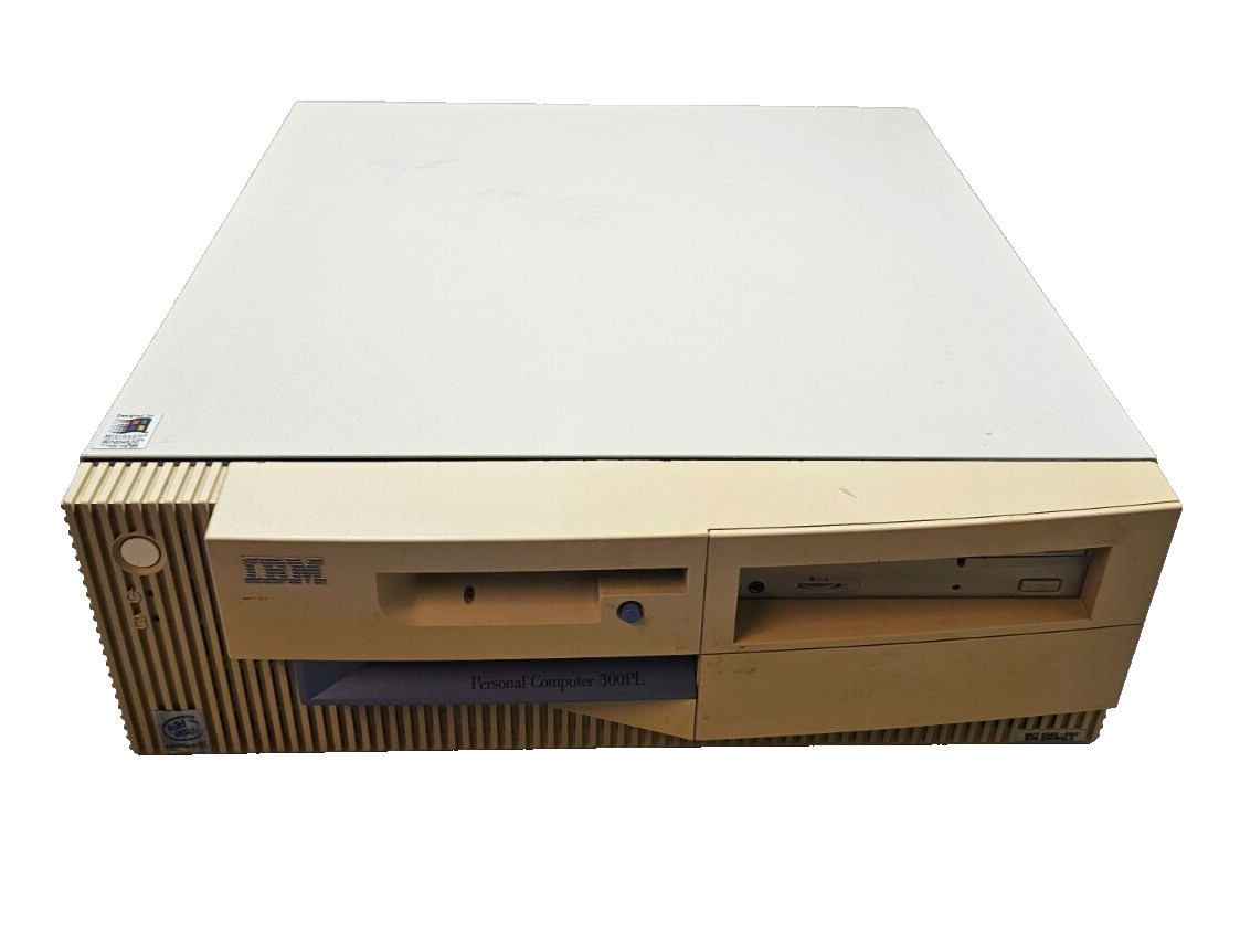 Vintage IBM 300PL Retro Computer, Pentium 3 533Mhz, 128MB RAM, 6GB HDD, WinXP