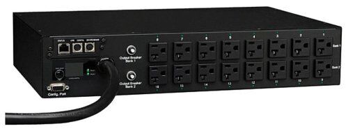 Tripp Lite Switched PDU, 30A, 16 Outlets (5-15/20R), 120V, L5-30P, 10 ft. Cord,