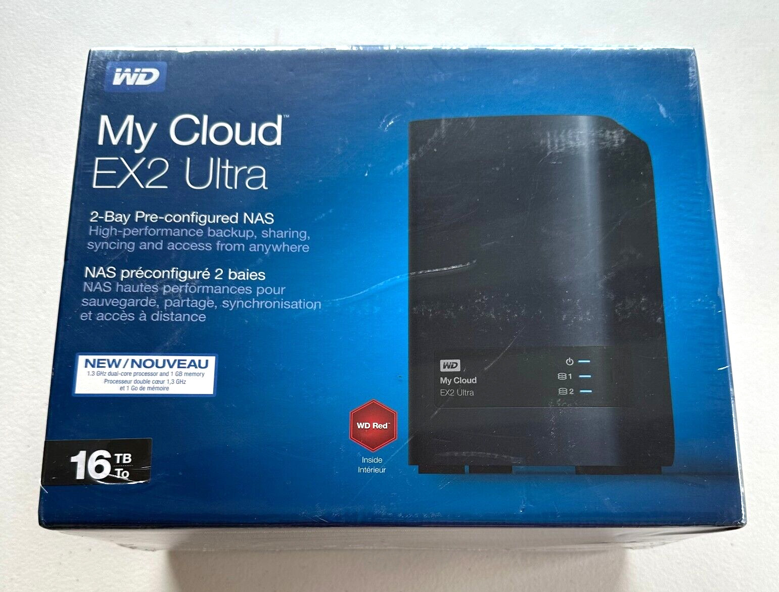 WD 16TB My Cloud Expert Series EX2 Ultra, 2-Bay Network Attached Storage SEALED