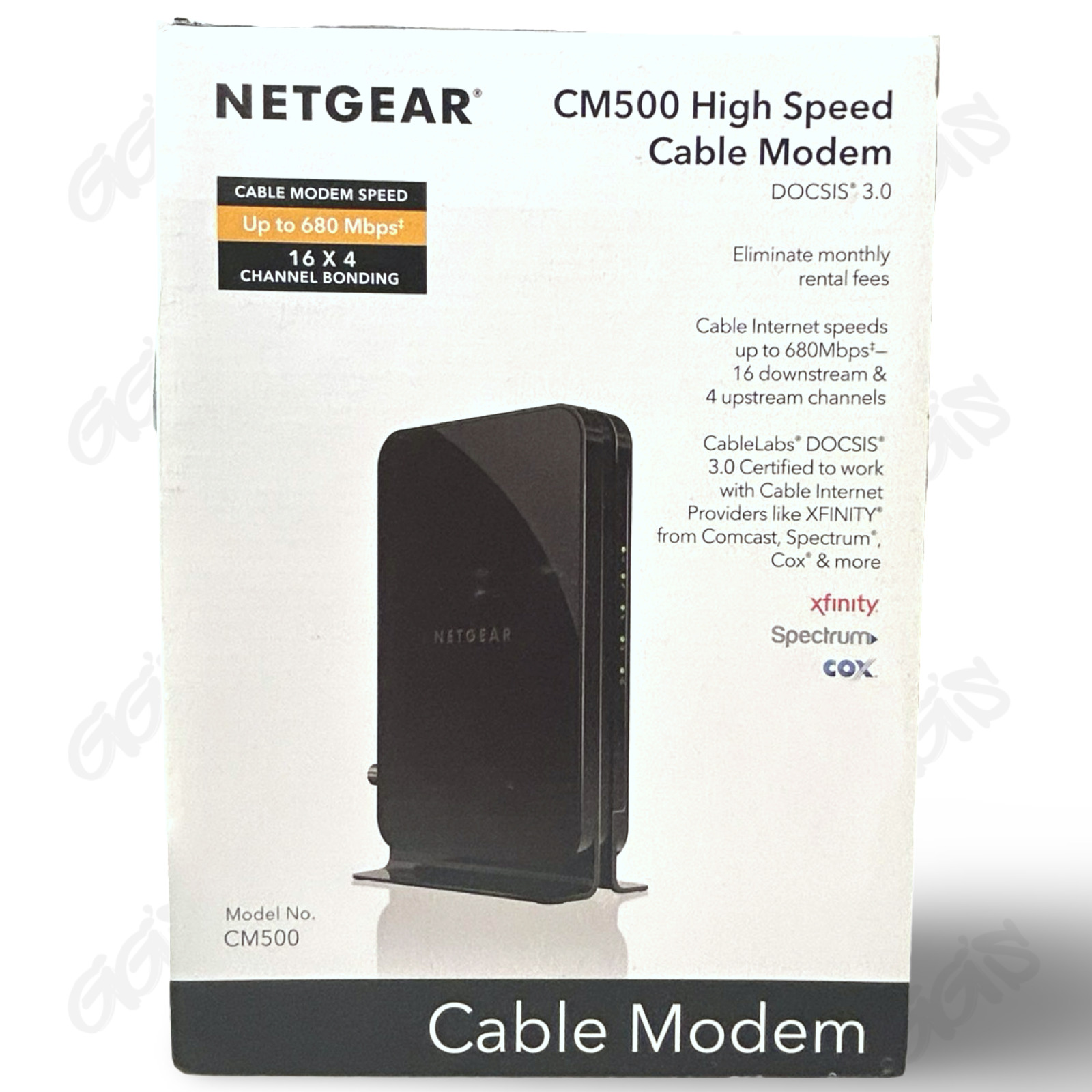 Netgear CM500 High Speed Cable Modem DOCSIS 3.0 Model No CM500