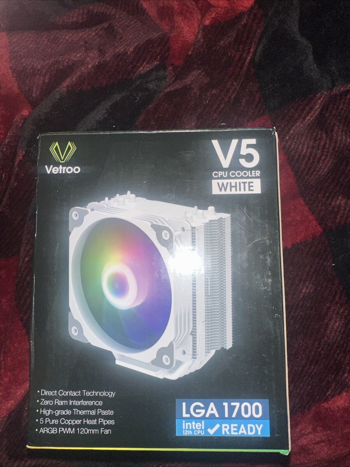 Vetroo V5 CPU Air Cooler - White