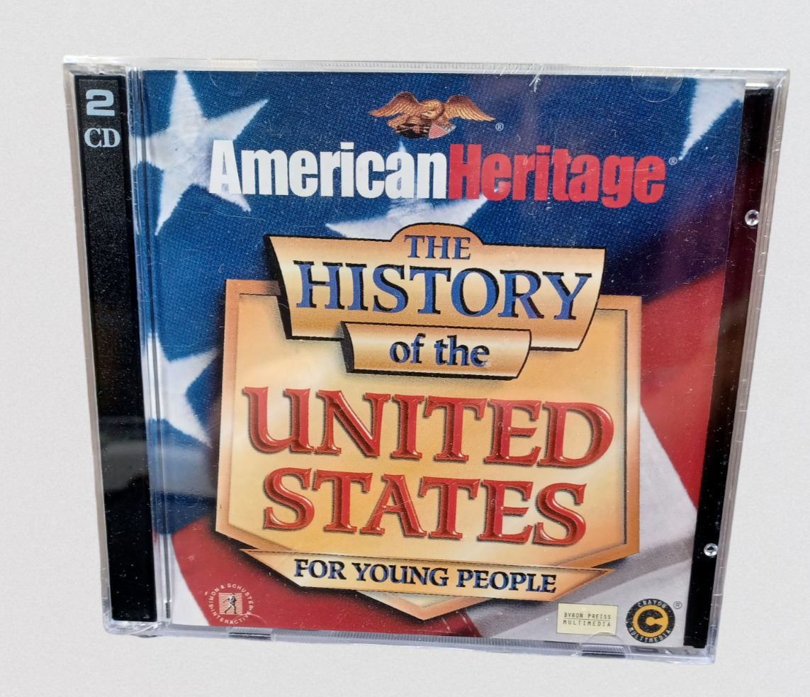 History of the United States for Young People 1996 CDROM for Windows or Mac NEW