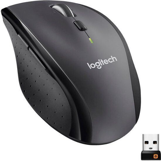 Logitech M705 Marathon Wireless Laser Mouse + Unifying USB Receiver - Black