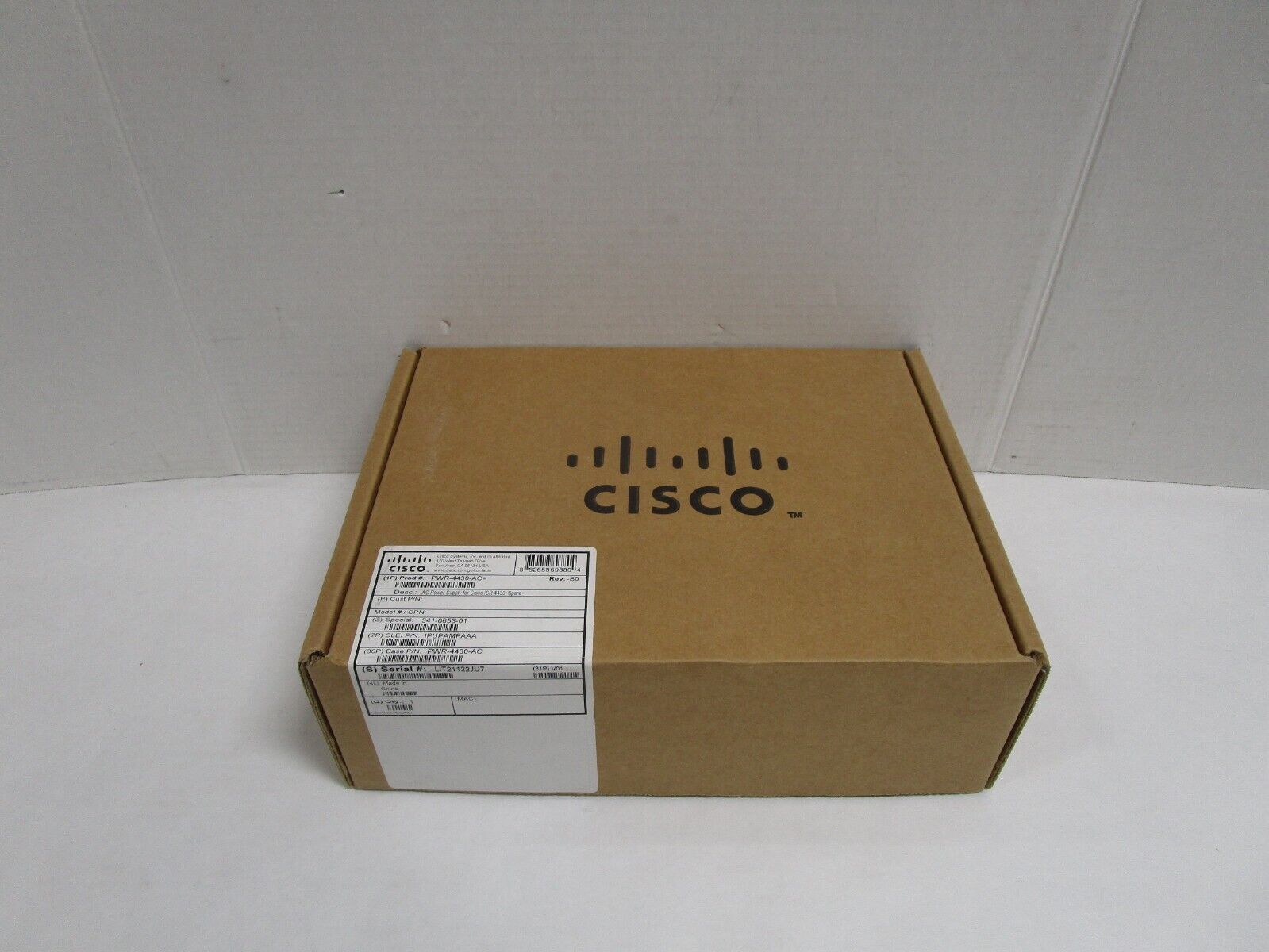 CISCO PWR-4430-AC V01 Power supply For Cisco ISR4430 NEW SEE PHOTOS SHIPS FREE