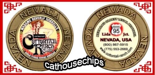 COTTONTAIL RANCH Lida Jct Nevada Legal Brothel Brass Coin Cat House Whore House