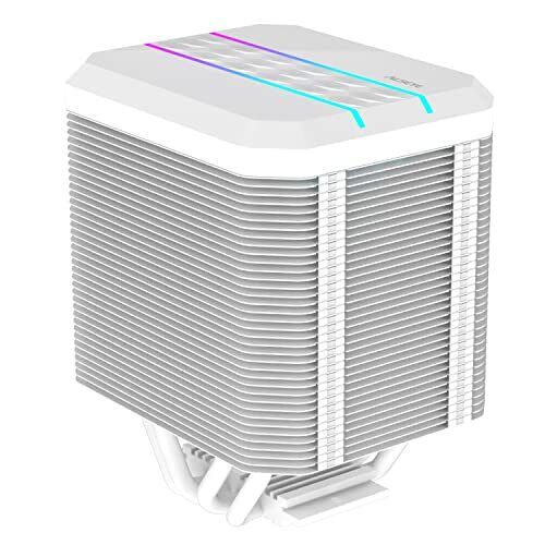 M90 CPU Cooler Hidden Fan Designed Dual Tower Air-Cooled CPU Cooler with ARGB...