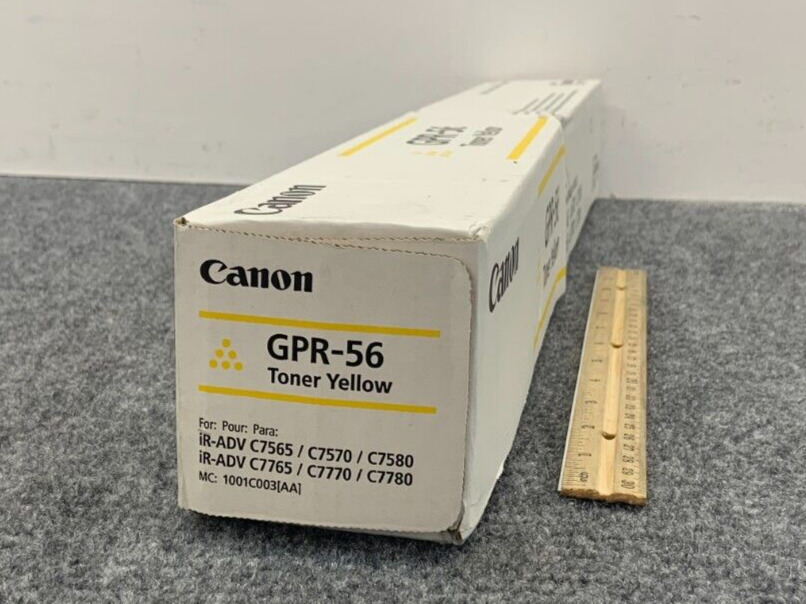 Canon GPR-56 Yellow Toner Cartridge - NIB, Sealed -