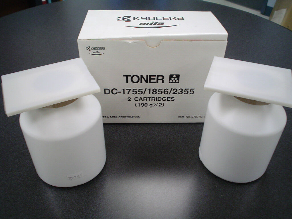 Toner Cartridges x2 for Kyocera Mita Printers (DC-1755/1856/2355) 