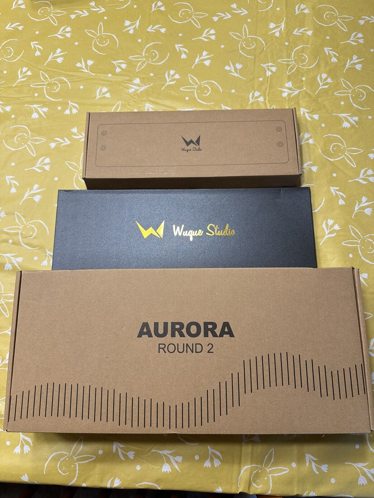 Ikki68 Aurora R2 - Aurora Fog  *Brand New* Keyboard 65% With Brass Weight