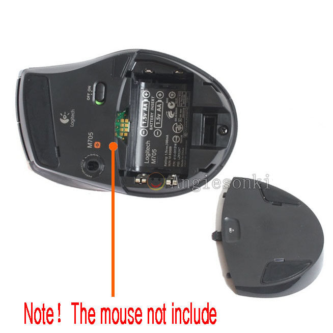 Battery Door Housing Back Cover case For Logitech M705 Marathon Wireless Mouse