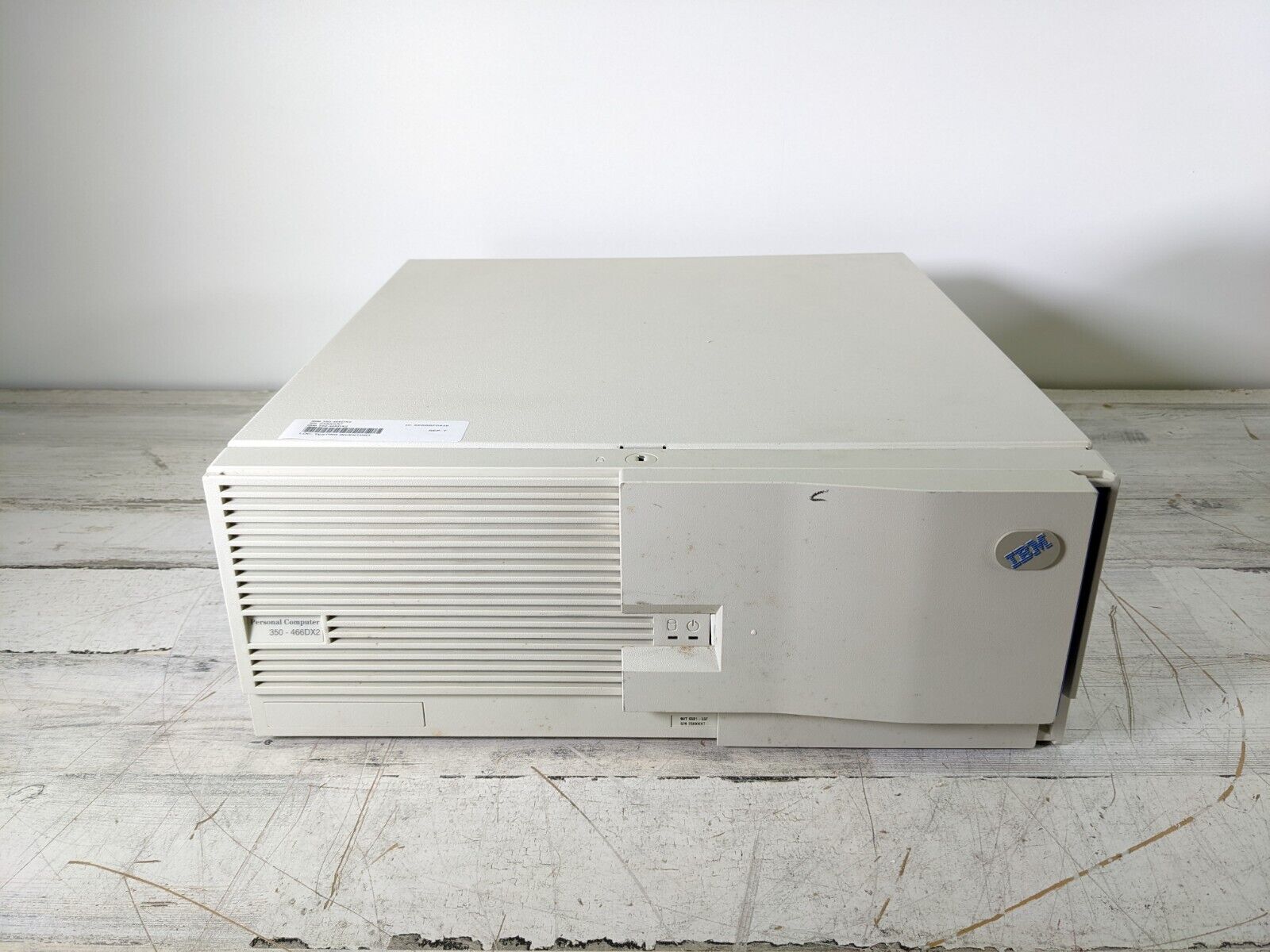 VTG IBM 350-466DX2 80486DX2 @ 66MHz, 384KB RAM, NO HDD/OS - (W KEYBOARD & MOUSE)