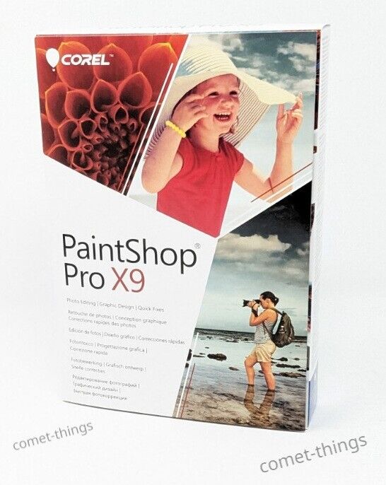 Corel PaintShop Pro X9 PC NEW Rtl Box