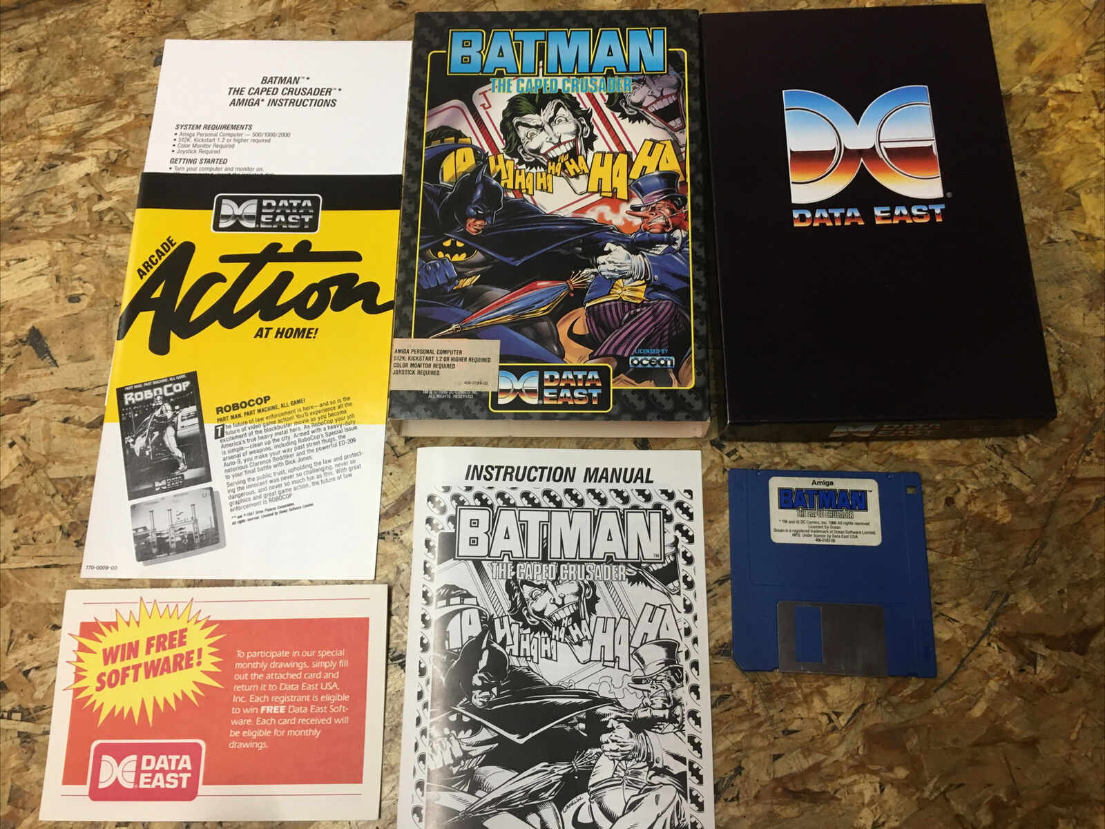 Batman The Caped Crusader - Ocean Game for the Commodore Amiga 500 1000 2000