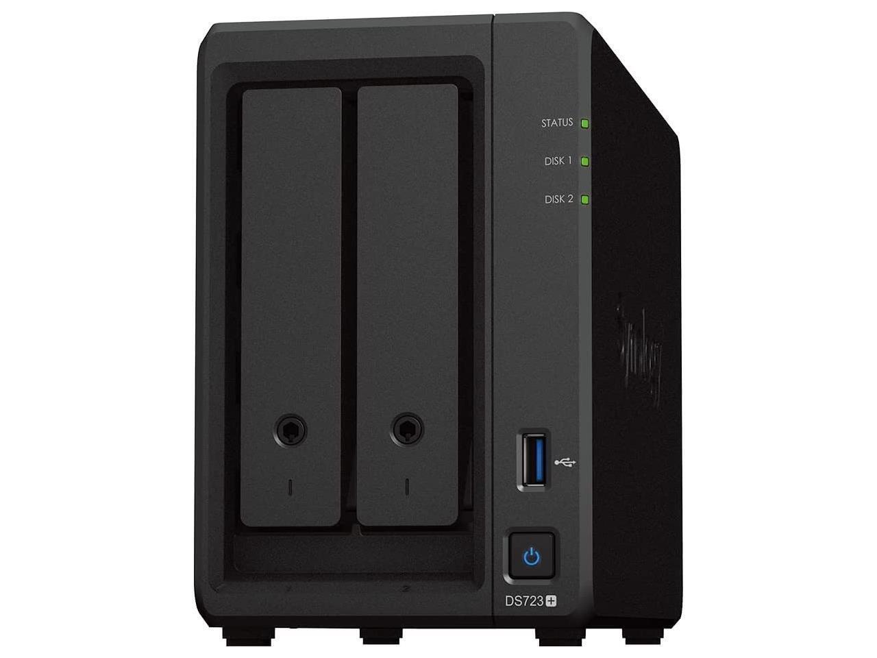 Synology DiskStation DS723+ (2Bay/AMD/2GB) NAS Network Storage Server
