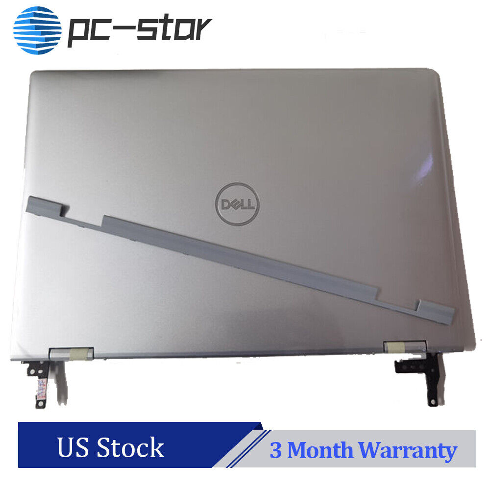 New For Dell Inspiron 14 5406 2-in-1 LCD Back Cover+Hinges+Bezel Silver