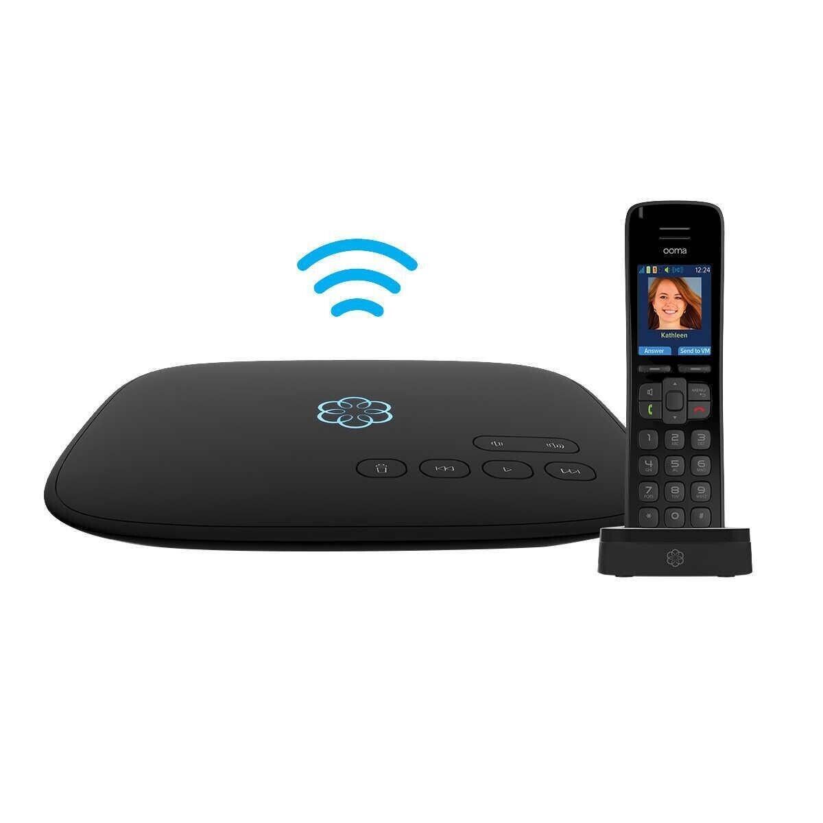 Ooma VoIP Telo Air 2 with HD3 Handset Home Phone Service